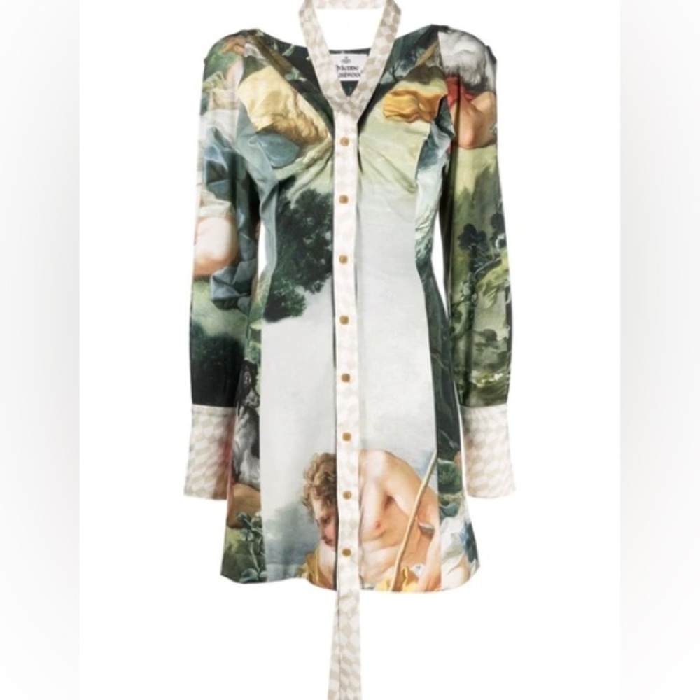 Vivienne Westwood AW 2021 Naked Button Up Dress